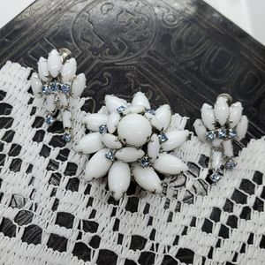 Continental brooch and earring